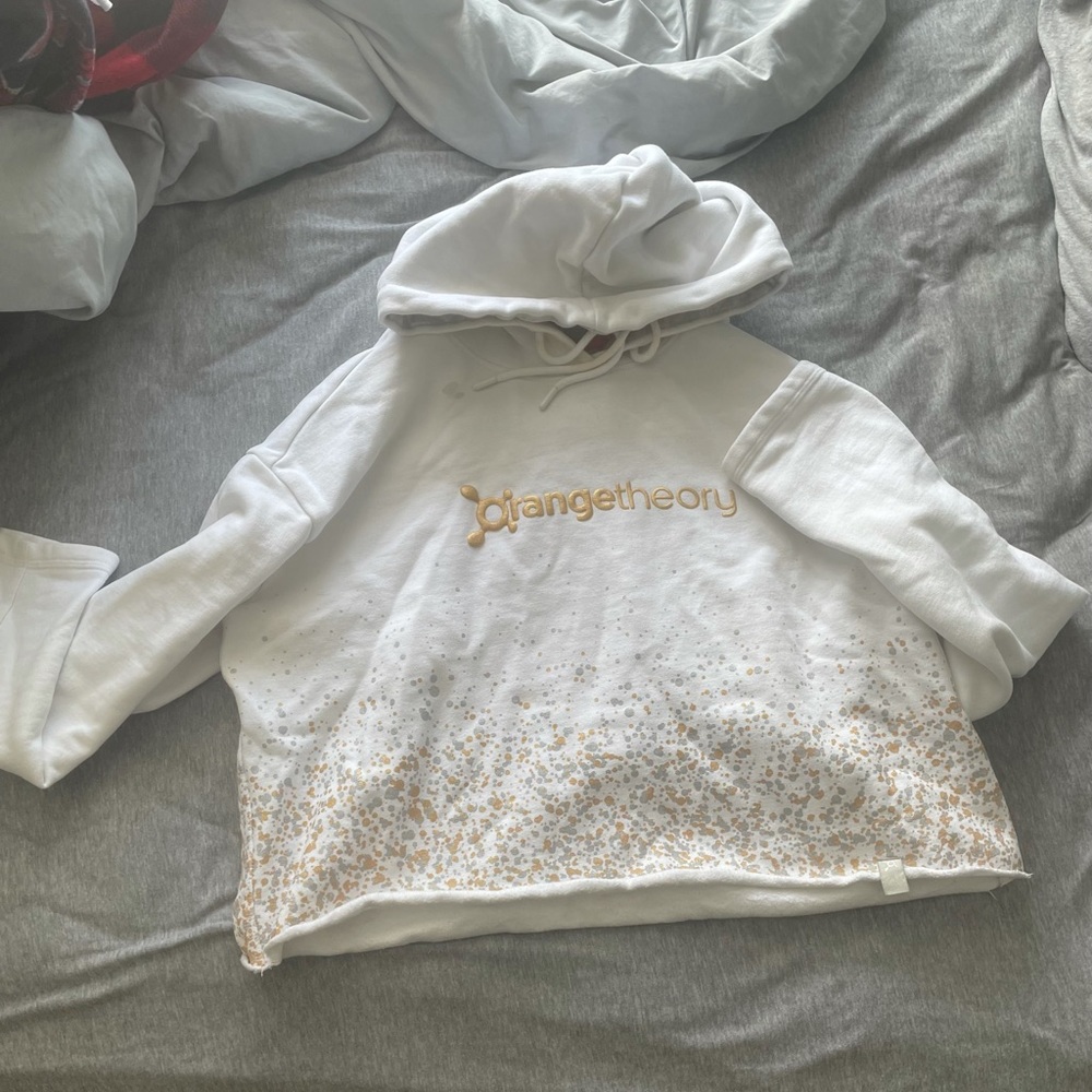 Christmas Addition Crop Orangetheory Hoodie